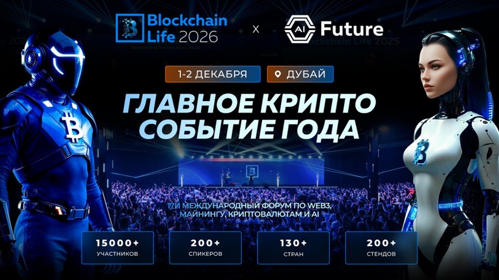 17-й международный Blockchain Life возвращается в Дубай 1-2 декабря