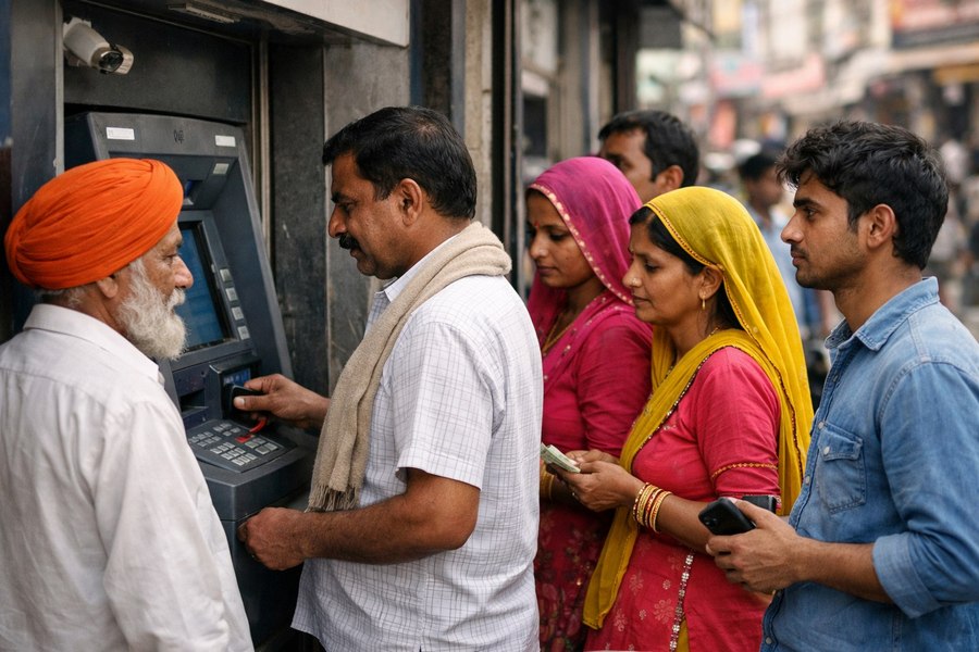 Индийские банки планируют масштабное развертывание банкоматов