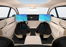 На выставке CES 2024 были представлены гибкие экраны в автомобилях