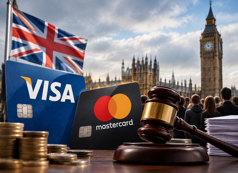 Коллективные иски грозят Visa и Mastercard в Великобритании из-за комиссий по картам