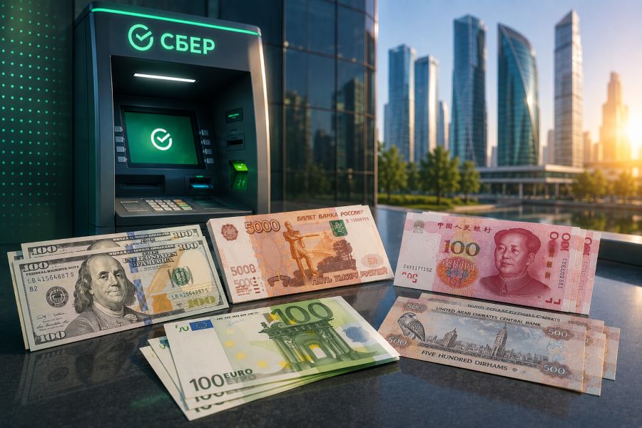 Сбербанк запустил обмен валюты в банкоматах по принципу «наличные за наличные» Сбербанк запустил обмен валюты в банкоматах по принципу «наличные за наличные»