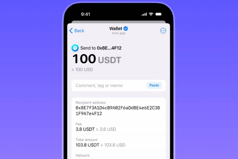 В Кошельке появилась поддержка USDT и ETH в Ethereum