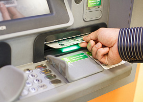 Механизмов подтверждения легитимности операций пополнения карт в банкоматах не существует