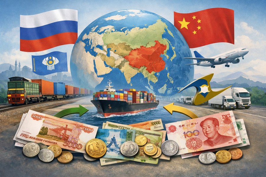 Завершен переход на национальные валюты в торговле с СНГ, ЕАЭС и Китаем