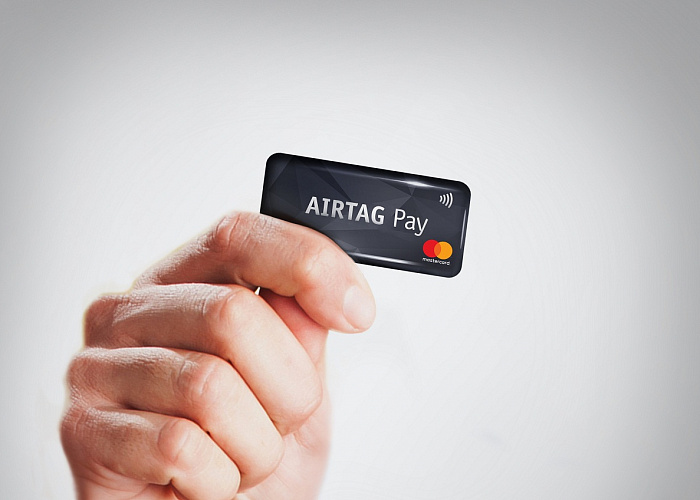 AIRTAG PAY: брелок с функциями банковской карты