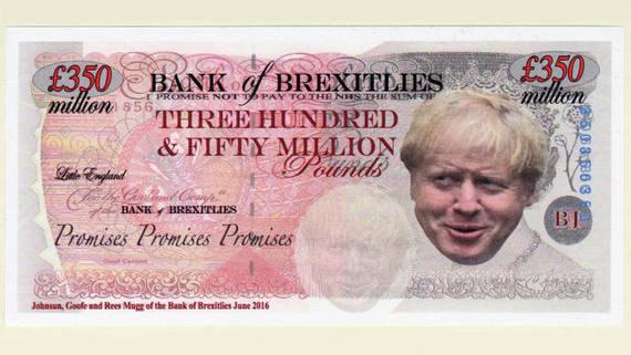 В коллекции Британского музея появились пародийные банкноты противников Brexit - рис.1