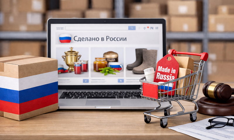 Минпромторг ожидает запуск закона о «российской полке» для маркетплейсов