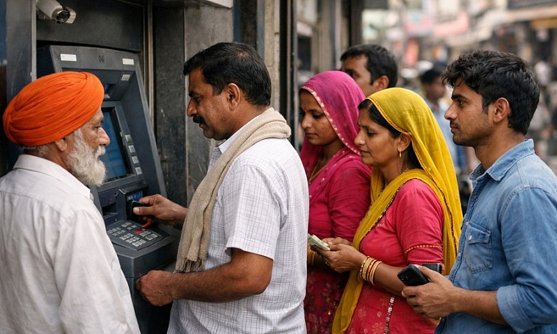 Индийские банки планируют масштабное развертывание банкоматов