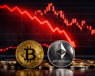 Bitcoin и Ethereum за сутки просели до 4 процентов