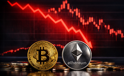 Bitcoin и Ethereum за сутки просели до 4 процентов