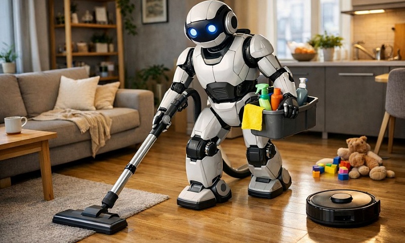 Почти 70% россиян готовы поселить в доме робота-андроида для уборки и готовки