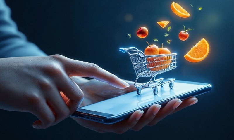 Онлайн-продажи продуктов с начала года выросли на 28%