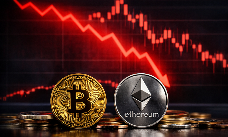 Bitcoin и Ethereum за сутки просели до 4 процентов